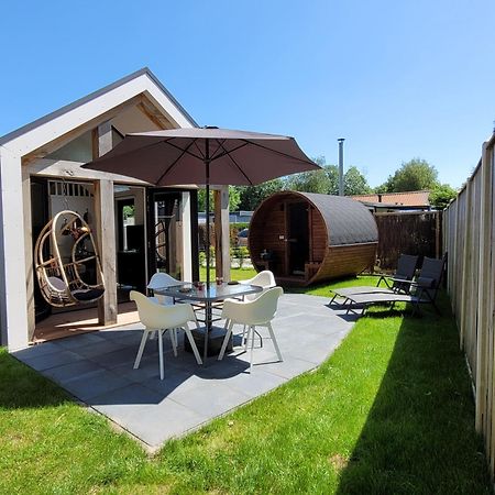 Tiny Zen House In Heinkenszand With Private Sauna, Airco, Outdoor Swimming Pool, Wifi And 2 Bedrooms Exterior photo